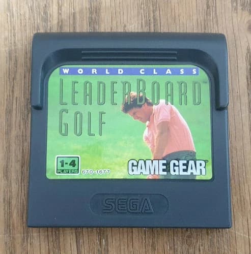 Sega Game Gear Game World Class Leaderboard Golf