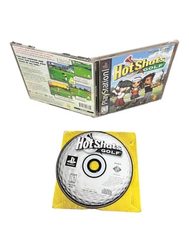 Sony PlayStation 1 PS1 CIB COMPLETE TESTED Hot Shots Golf 2000