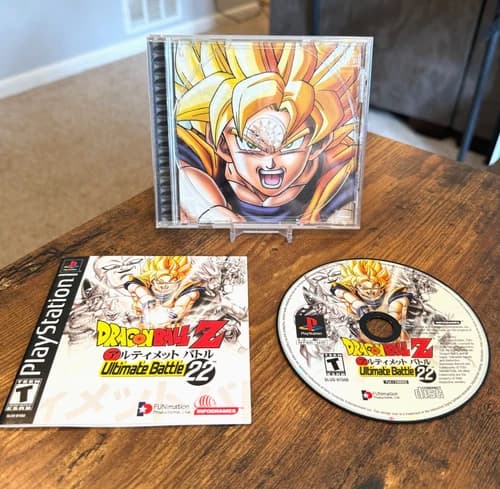 Dragon Ball Z Ultimate Battle 22 - PS1 Sony PlayStation 1, Black Label Complete