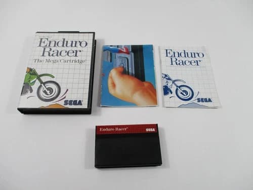 ENDURO RACER Sega Master System Game Complete In Box Authentic!