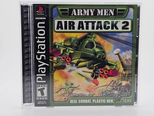 Sony Playstation 1 PS1 Army Men Air Attack 2 CIB Cleaned & Tested