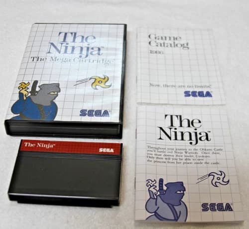 The Ninja Sega Master System SMS CIB Complete Authentic TESTED