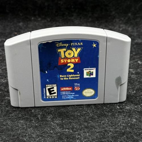 Toy Story 2 Buzz Lightyear to the Rescue Nintendo 64 (N64) Tested/Working, Loose