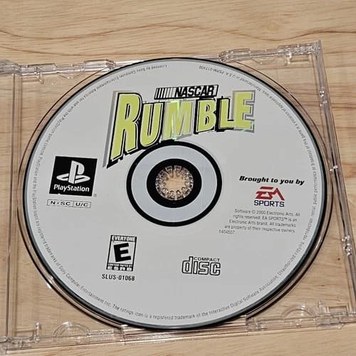 Nascar Rumble (Sony Playstation ps1, 2000) Game Disc Only