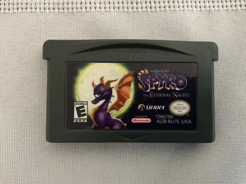 The Legend of Spyro the Eternal Night Nintendo Game Boy Advance GBA Authentic