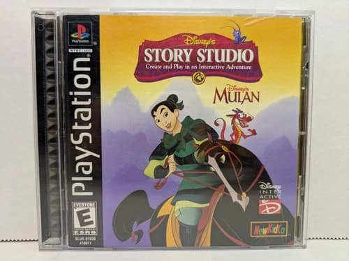 Disney's Story Studio: Mulan (Sony PlayStation 1, PS1, 1999) CIB Tested Working