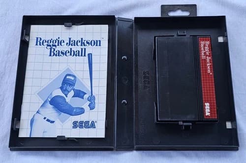 Reggie Jackson Baseball (Sega Master System, 1988) Complete!