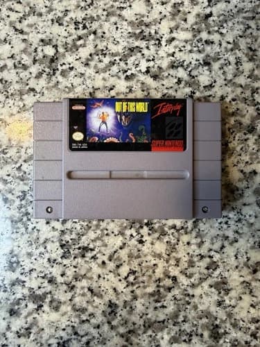OUT OF THIS WORLD - Super Nintendo SNES - Game Only!