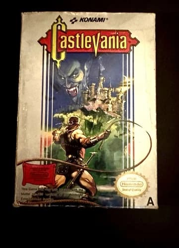 Nintendo NES Castlevania Authentic Complete in Box CIB European Italian Version