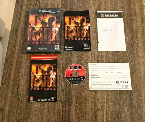 Die Hard: Vendetta (Nintendo GameCube, 2002) COMPLETE! Tested & Working!