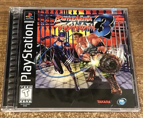 PLAYSTATION 1 - BATTLE ARENA TOSHINDEN 3 Game COMPLETE Manual Reg Card EX! PS1