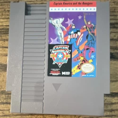Captain America and the Avengers for NES Data East Game Cartridge