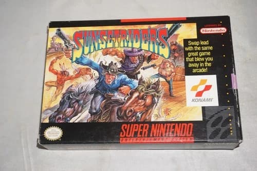 Sunset Riders (Super Nintendo SNES) Complete in Box w/ Reg Card CIB