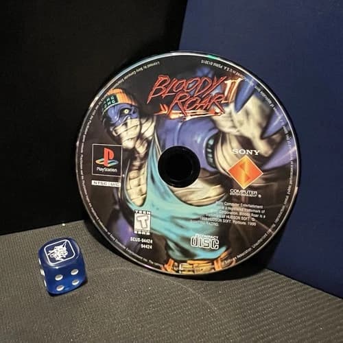 Bloody Roar 2 II PS1 PlayStation 1 Disc Only - Tested - Working - Ships Next Day