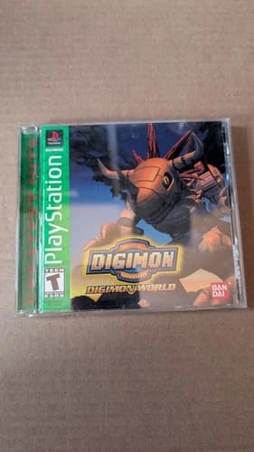 PS1 Playstation Digimon Digimon World Green Label GH Edition CIB