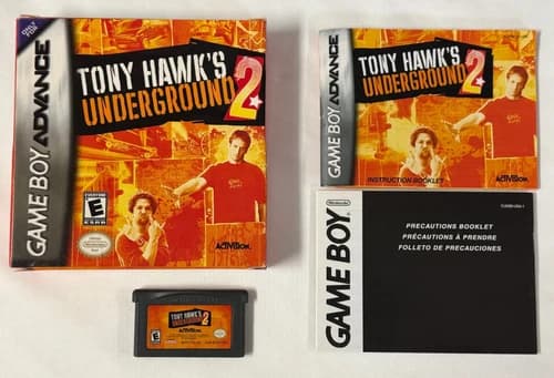 Tony Hawk's Underground 2 (Nintendo Game Boy Advance, 2006) GBA CIB Complete