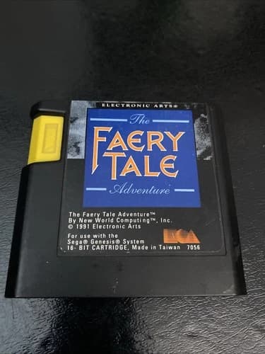 The Faery Tale Adventure (Sega Genesis 1991) Cartridge Only Tested Working