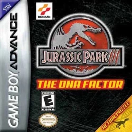 Jurassic Park III: The DNA Factor - Game Boy Advance GBA Game