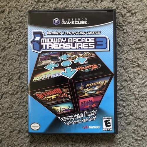 Midway Arcade Treasures 3 (Nintendo GameCube) - Tested Working Fast Shipping!