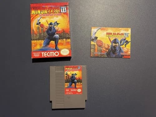 Ninja Gaiden III 3: The Ancient Ship of Doom (Nintendo NES, 1991) CIB - 1 Owner!