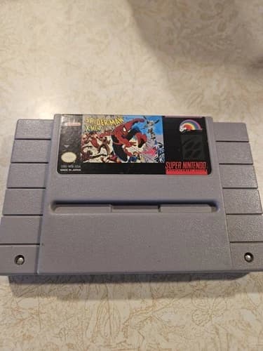 LJN Spider-Man and the X-Men in Arcade's Revenge Super Nintendo SNES NTSC
