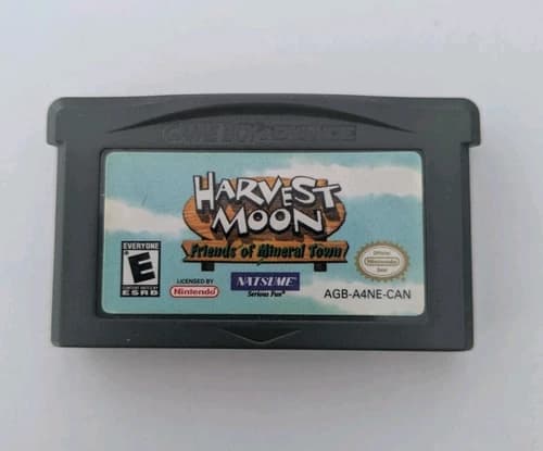 Harvest Moon: Friends of Mineral Town (Nintendo Game Boy Advance, 2003) TESTED