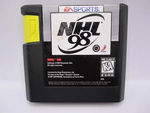 NHL 98 - Sega Genesis - Final Genesis Hockey Title - Cartridge Only Tested/Works