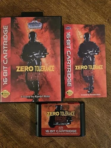 SEGA Genesis- ZERO TOLERANCE ORIGINS Strictly Limited Games