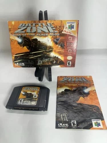 Battlezone: Rise of the Black Dogs (Nintendo 64, 2000) - Tested - CIB