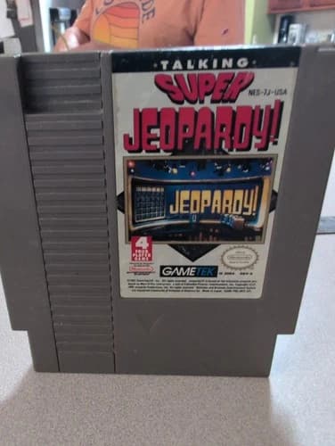 Nintendo Entertainment System NES Talking Super Jeopardy Tested Combine Ship