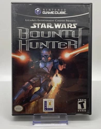 Star Wars Bounty Hunter (Nintendo GameCube, 2002) Complete With Manual