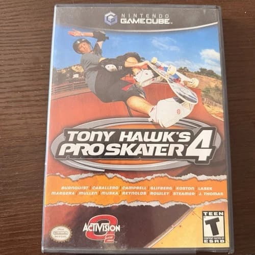 Tony Hawk's Pro Skater 4 (Nintendo GameCube, 2002) CIB Complete THPS