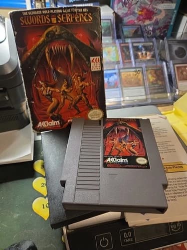 Swords and Serpents (Nintendo Entertainment System, 1990) W Box And Manual