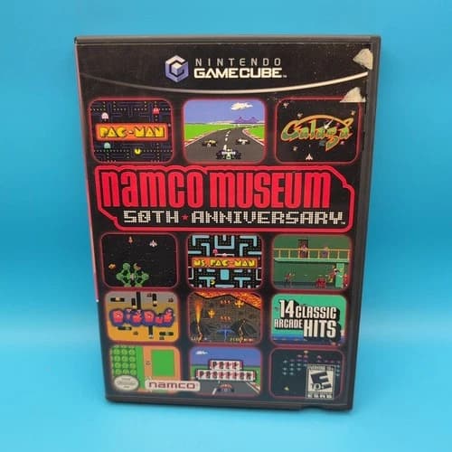 Complete Namco Museum 50th Anniversary (Nintendo GameCube, 2005) CIB Tested