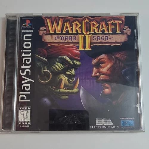 WarCraft II: The Dark Saga PlayStation CIB Tested