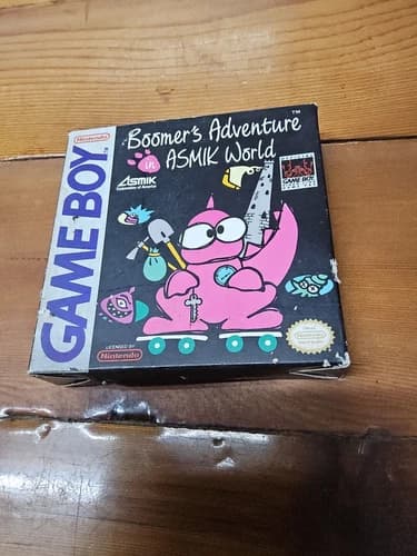 Boomer's Adventure in ASMIK World Game Boy Complete in Box CIB RARE