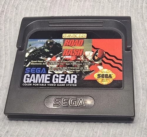 Road Rash SEGA Game Gear Cart Only Tested and Working pins cleaned!