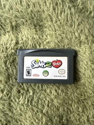Sims 2 (Nintendo Game Boy Advance, 2005) GBA Authentic Cartridge Tested