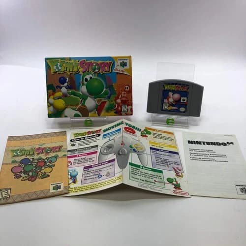 Yoshi's Story (Nintendo 64 N64, 1997) CIB Complete With Box Cover