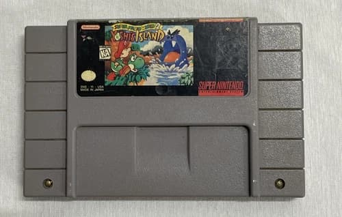 Super Mario World 2 Yoshis Island For SNES Super Nintendo CARTRIDGE ONLY