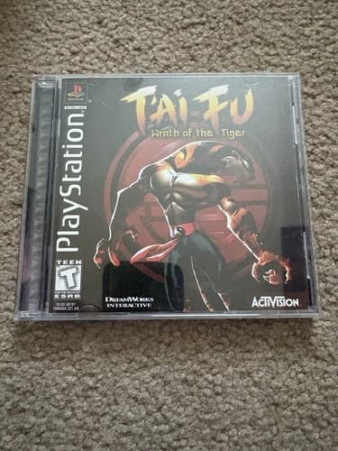 Tai Fu Wrath of the Tiger (PlayStation 1 PS1, 1999) Complete With Manual CIB