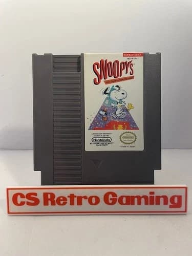 Snoopy's Silly Sports (Nintendo NES) Authentic Cleaned Tested Working