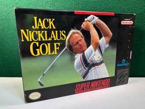 Jack Nicklaus' Golf (Super Nintendo SNES, 1992) FULLY Complete CIB Unused Game