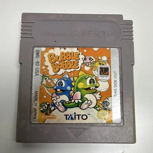 Bubble Bobble Game Boy Authentic Tested Clean Label Taito Hawaii