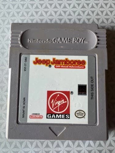 Jeep Jamboree Off Road Adventure (Nintendo Game Boy) Authentic Cartridge Tested