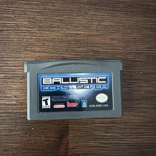 Ballistic: Ecks vs. Sever (Nintendo Gameboy Advance GBA, 2002) Cartridge Tested
