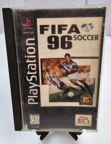 Sony Playstation 1 PS1 Fifa Soccer 96 Long Box CIB Game Cleaned & Tested