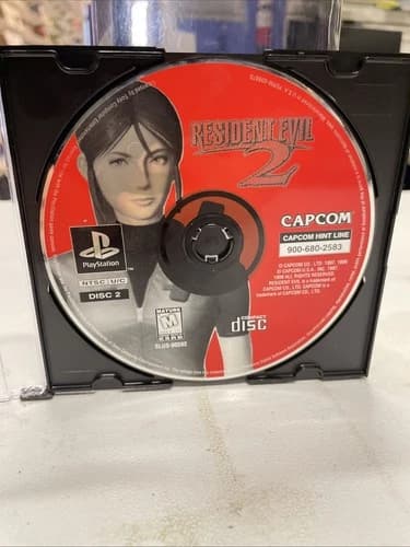 *TESTED WORKING* Resident Evil 2 Disc 2 (Playstation 1 PS1) Game Disc 2 Only