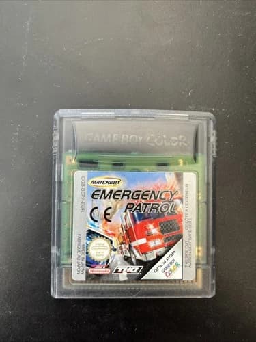 MATCHBOX EMERGENCY PATROL (GameBoy Color) Nintendo - Tested And Working