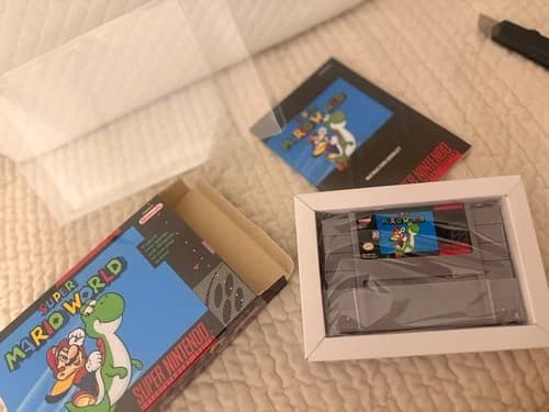 FAN ART - Super Mario World CIB (SNES, 1991) Super Nintendo, W/ instructions!